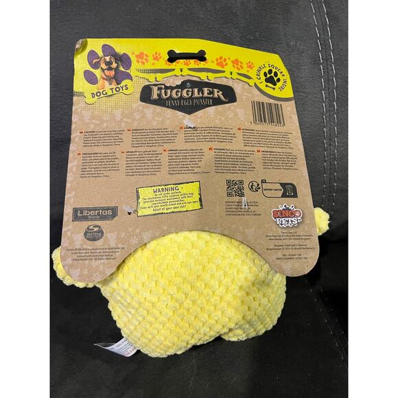 Brand New Fuggler Yellow monster dog toy - Picture 3 of 4